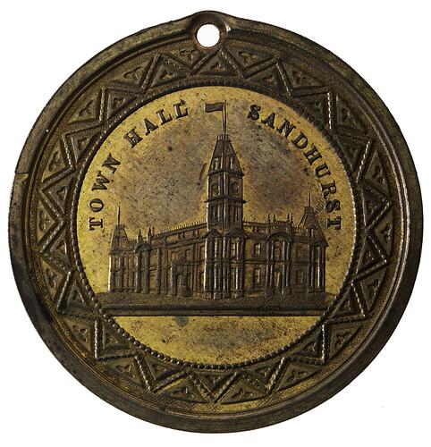 Medal - Bendigo Juvenile & Industrial Exhibition Commemorative, 1886