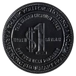 Medal - Armstrong Shoe Mart, Frankston, Victoria, Australia, 1987
