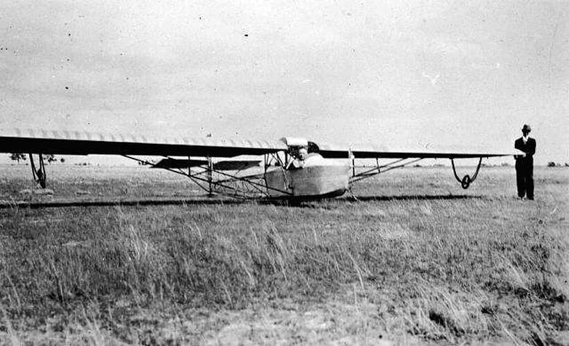 Negative Glider, Bacchus Marsh, Victoria, circa 1930