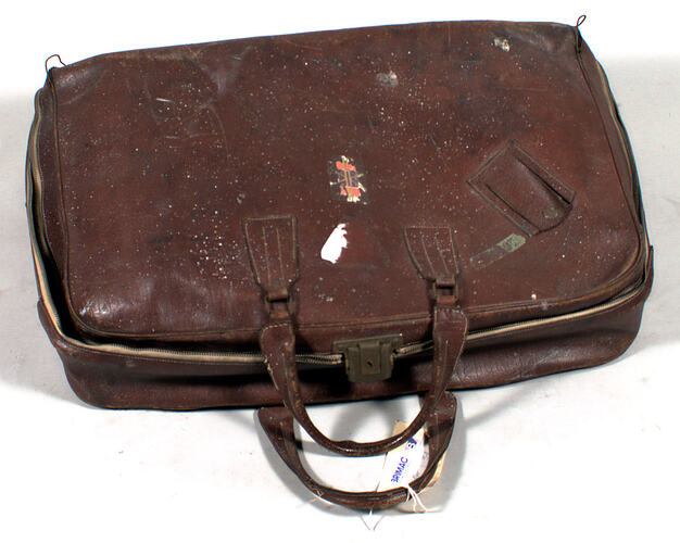 Suitcase - Brown Leather