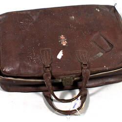 Suitcase - Brown Leather, circa 1954-1966