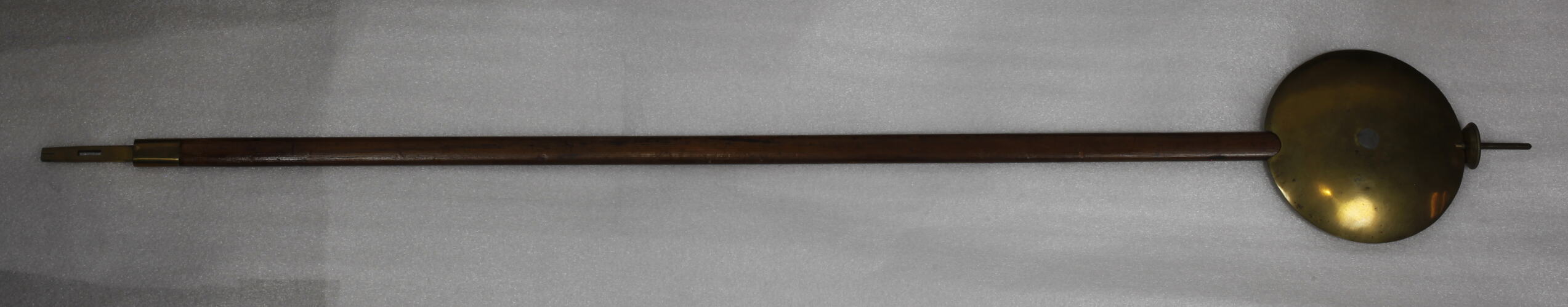 Overhead view of pendulum.