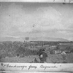 Photograph - 'Dandenongs from Bayswater', by A.J. Campbell, Victoria, Jun 1895