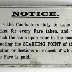 Sign - Conductors Notice