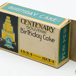 Cake - Centenary Souvenir Birthday, George Rath, 1934