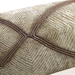 Wooden shield, Victoria (detail of decoration)