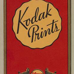 Photograph and Negative Folder - 'Kodak Prints'