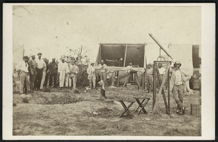 Royal Society of Victoria Solar Eclipse Expedition, Cape York, Queensland, 1871