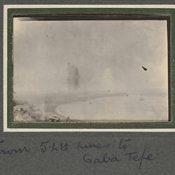 Photograph - Trench View, Gaba Tepe, Gallipoli, Türkiye (formerly Turkey), Trooper George Simpson Millar, World War I, 1915