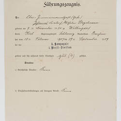 Certificate - J. Stegelman