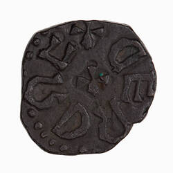 Coin, round, legend around central cross, text '+ CERCRC'.