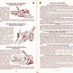 Booklet about John Deere harvesters.