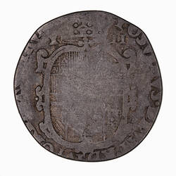 Coin - 1 Shilling, Philip and Mary, England, Great Britain, 1554 (Reverse)