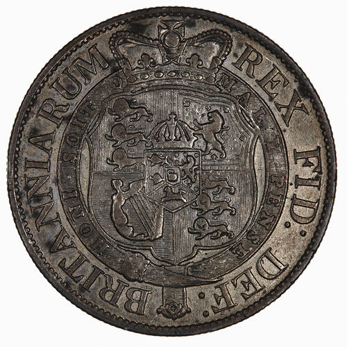 Coin - Halfcrown, George III, Great Britain, 1818 (Reverse)