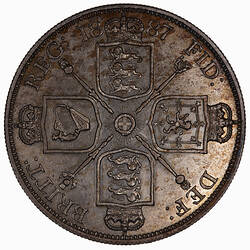 Coin - Double-florin, Queen Victoria, Great Britain, 1887 (Reverse)