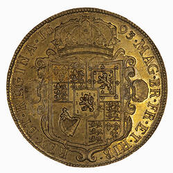 Coin - 5 Guineas, William & Mary, Great Britain, 1693