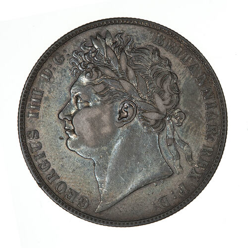 Coin - Halfcrown, George IV, Great Britain, 1823 (Obverse)