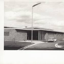 Photograph - Kodak Australasia Pty Ltd,  Exterior View of Building 9, Amenities, Kodak Factory, Coburg, circa 1961