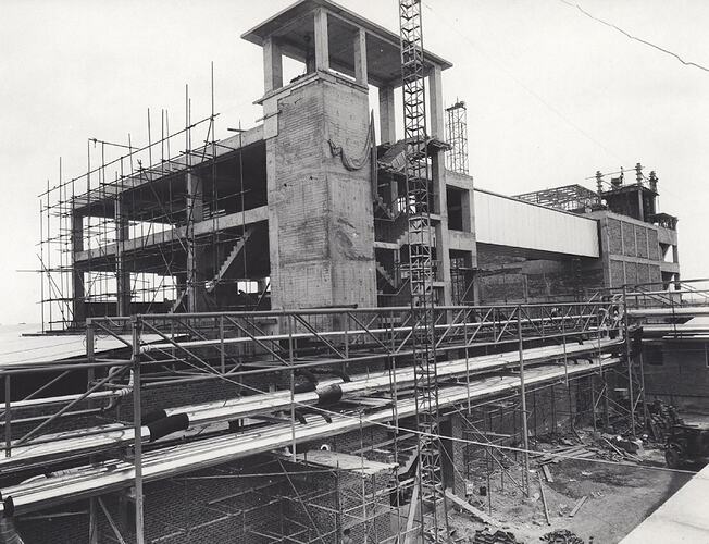 Photograph - Kodak Australasia Pty Ltd, View of Buildings 3 Emulsion Coating & 2 Emulsion Making Under Construction, Kodak Factory, Coburg, 1958