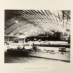 Photograph - Stadium Annexe Set Up For Buffet Dinner, Exhibition Building, Melbourne, circa 1970
