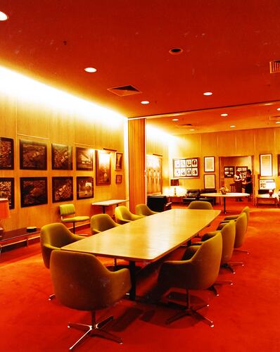 Photograph - Completed Centennial Hall, Trustees' Board Room, Exhibition Building, Melbourne, 1983
