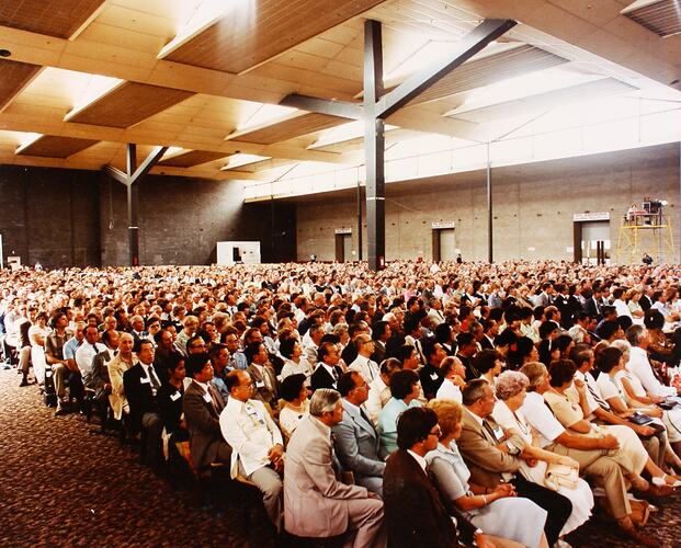 Photograph - Rotary Pacific Regional Conference, Plenary Session, Western Annexe, Royal Exhibition Building, Melbourne, 26-29 Nov 1981