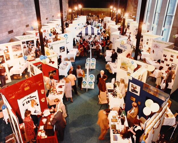 Photograph - Melbourne Meeting Mart, Great Hall, National Gallery of Victoria, Melbourne, 20 Jul 1982