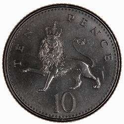 Coin - 10 Pence, Elizabeth II, Great Britain, 1992 (Reverse)