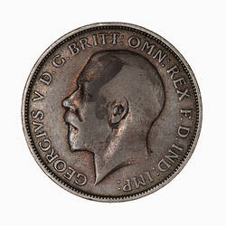 Coin - Florin (2 Shillings), George V, Great Britain, 1915 (Obverse)