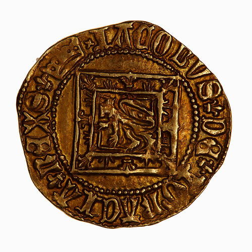Coin - Demy, James I, Scotland, 1406-1437 (Obverse)