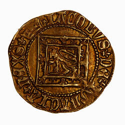 Coin - Demy, James I, Scotland, 1406-1437 (Obverse)