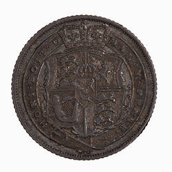Coin - Sixpence, George III, Great Britain, 1819 (Reverse)