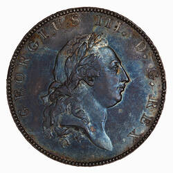 Pattern Coin - Halfpenny, George III, Great Britain, 1788 (Reverse)