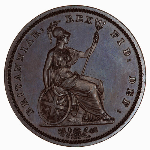 Coin - Penny, William IV, Great Britain, 1831 (Reverse)