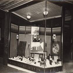Photograph - Kodak Australasia Ltd, Shop Front Display for World War I, Queen Street, Brisbane, 1914-1918