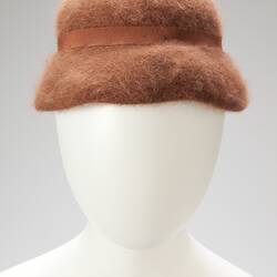 Hat - Female, Wool, Brown,1950s