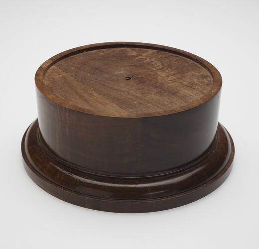 Trophy Base - Adolph Bruhn & Son, Circular, Lacquered, circa 1980s