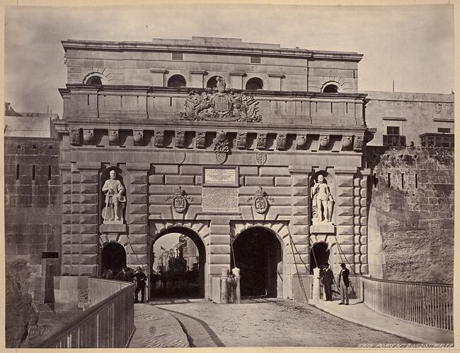 Portes des Bombos, Malta, circa 1870