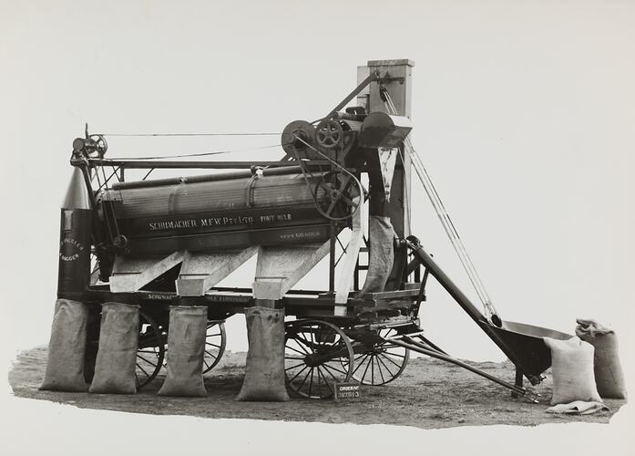 Photograph - Schumacher Mill Furnishing Works, Seed Grading Machine, Port Melbourne, Victoria, circa 1940s