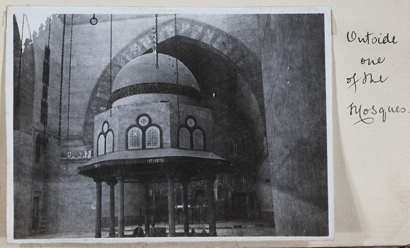 'Ouside one of the Mosques', Egypt, Captain Edward Albert McKenna, World War I, 1914-1915