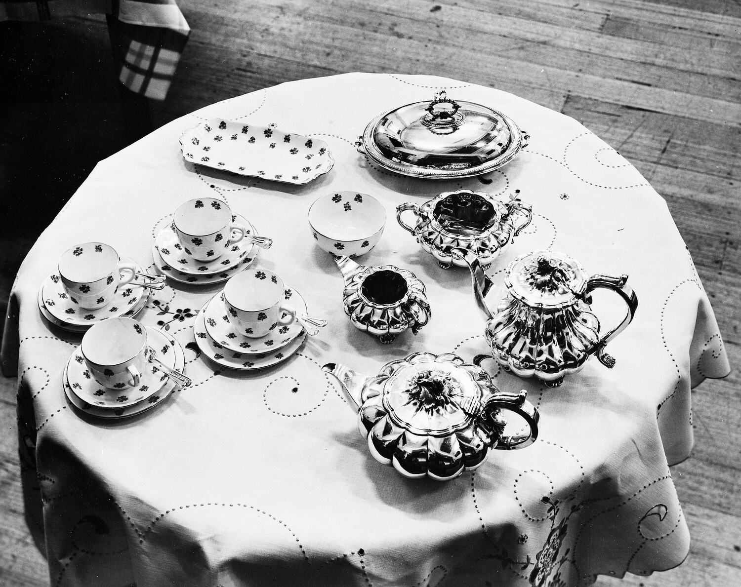 negative-emily-mcpherson-college-tea-table-display-circa-1950