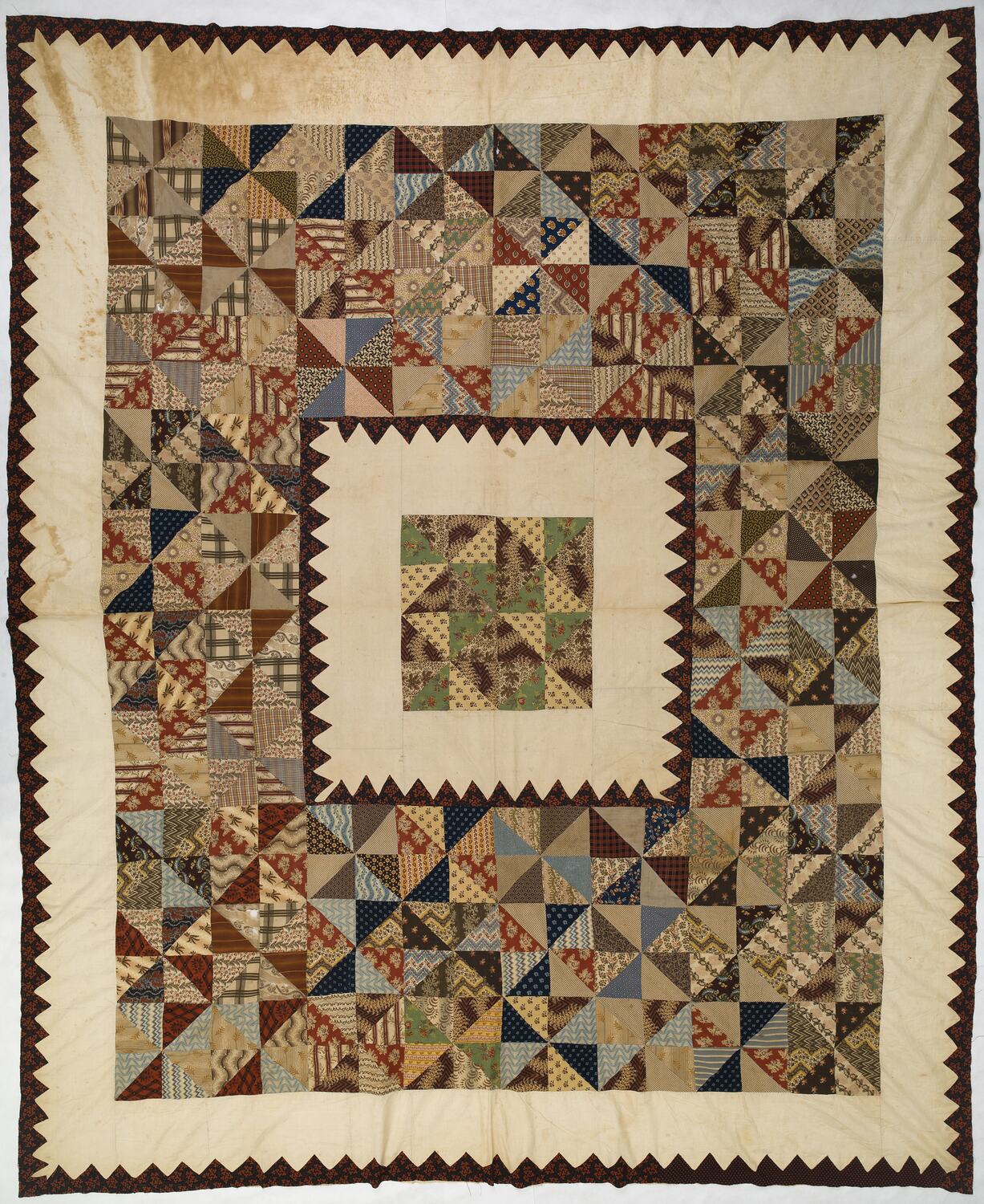 Quilt Isabella Spence, Patchwork, Scotland, 1840s1850s