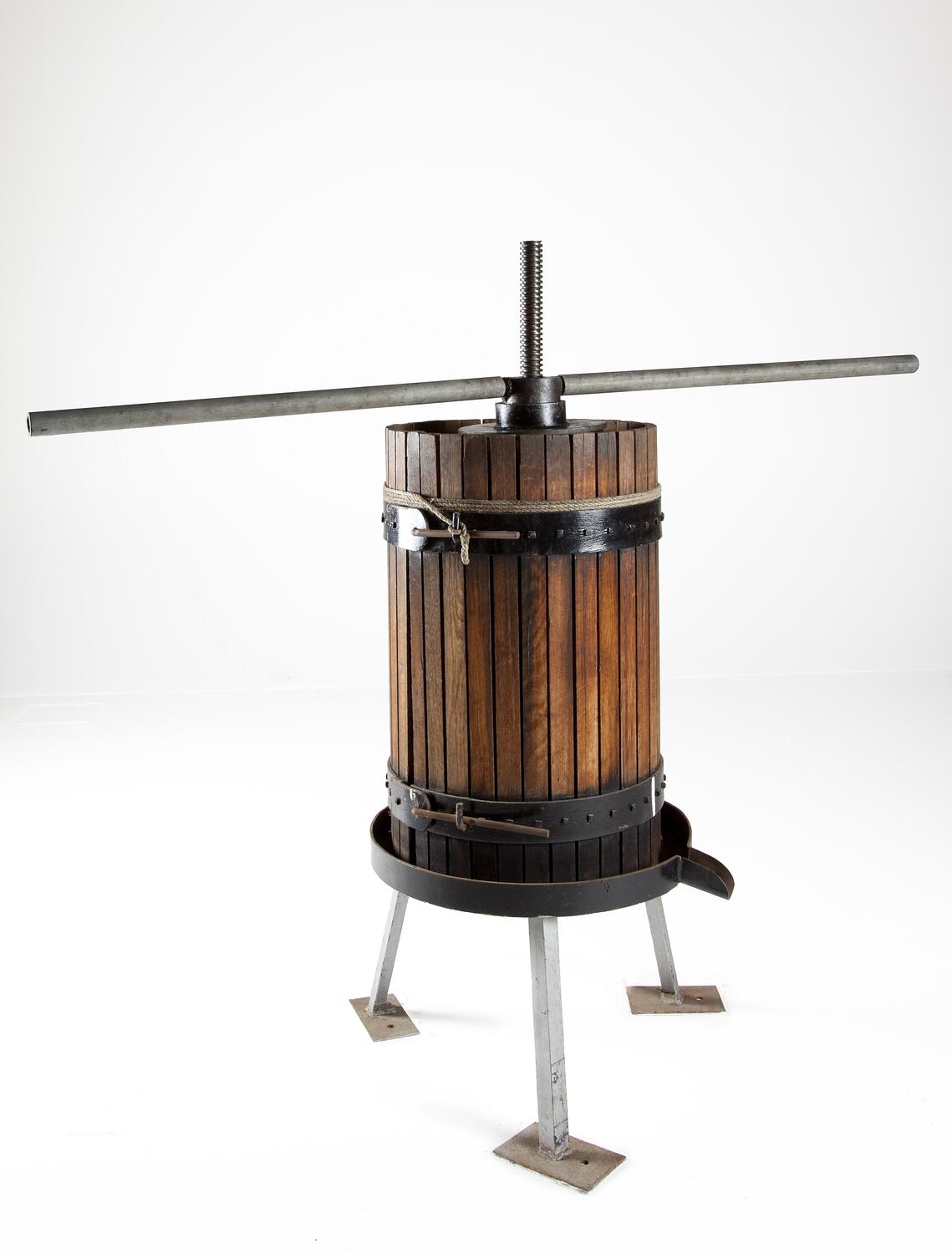 Grape Press - Wood & Metal, 1960s