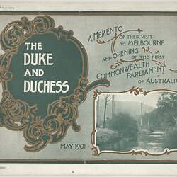 Booklet - 'The Duke & Duchess A Memento of Their Visit to Melbourne', Leslie W. Craw, Melbourne, 1901