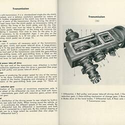 Instruction Booklet, Hanomag R45 Tractor