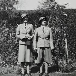 Photograph - Portrait of Nell Duncanson and Mereweather, Egypt, World War II, 1939-1943