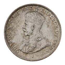 Coin - 25 Cents, British Honduras (Belize), 1919