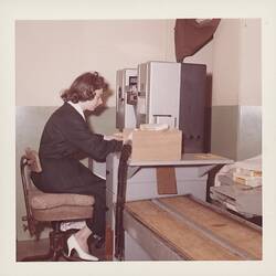 Photograph - Kodak Australasia Pty Ltd, Woman Making Black and White Prints, Hobart, Tasmania, circa 1959