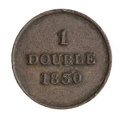 Coin - 1 Double, Guernsey, Channel Islands, 1830