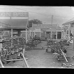 Glass Negative - Daniel Harvey Pty Ltd, Orchard Implements & Equipment, Box Hill, Victoria, circa 1920s